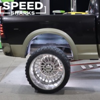 24x12 26x12 28x14 6x139.7 6x5.5 Maßgefertigte Geschmiedete LKW-Räder Tiefbett Polierte Felgen für Chevy Silverado 1500 für Dodge Ram 1500