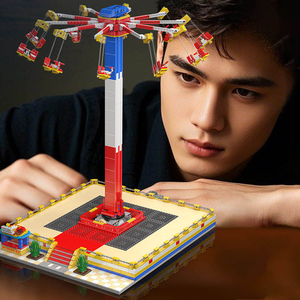 Moule King 11016 1581PCS Creative Serie RC Spinning Swing Chair Building Block Model Technical Educational Toy Festival Gift - Product Image 6