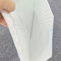 Sacs d'expédition imprimés en usine, bleu beige, pochettes en plastique pour courrier, enveloppes à bulles pour emballage polyvalent