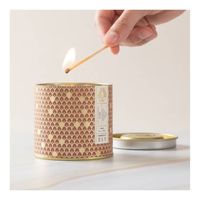 Pot en fer blanc de première classe rond anti-fuite vide pour la fabrication de bougies avec étiquettes personnalisées modèle 8oz TW 3309
