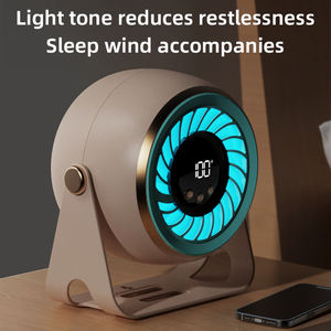 Yixuan พัดลมตั้งโต๊ะแบบพกพาชาร์จไฟได้2 in 1สำหรับใช้ในครัวเรือนการเดินทางขนาดเล็กสำหรับใช้ในครัวเรือน - Product Image 6