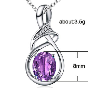 Collana con Pendente Geometrico a Griffe per Donna, Collana Trendy con Ciondolo, Gioielli alla Moda per Uso Quotidiano, Regalo - Product Image 6