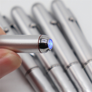 Fancy Metal Slanke Uv <span class=keywords><strong>Led</strong></span> Onzichtbare Inktpen Nieuwigheid Balpennen Voor Geheim Logo 0.5Mm Schrijfbreedte Voor Geschenken - Product Image 3