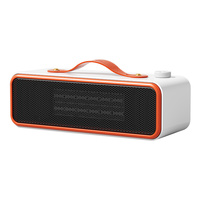 Mini radiateur de bureau portable en céramique PTC, ventilateur chauffant électrique avec poignée, chauffage rapide, faible bruit pour la maison, le bureau, la chambre à coucher