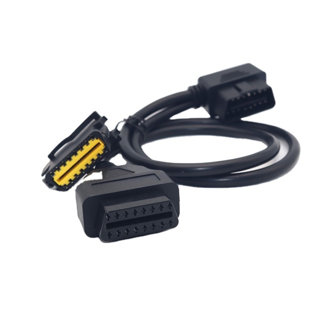OBD 16 Pin/Way Female Connector Plug With Full Wire Harness Cables Pigtail or With Terminal for Citroen Peugeot
