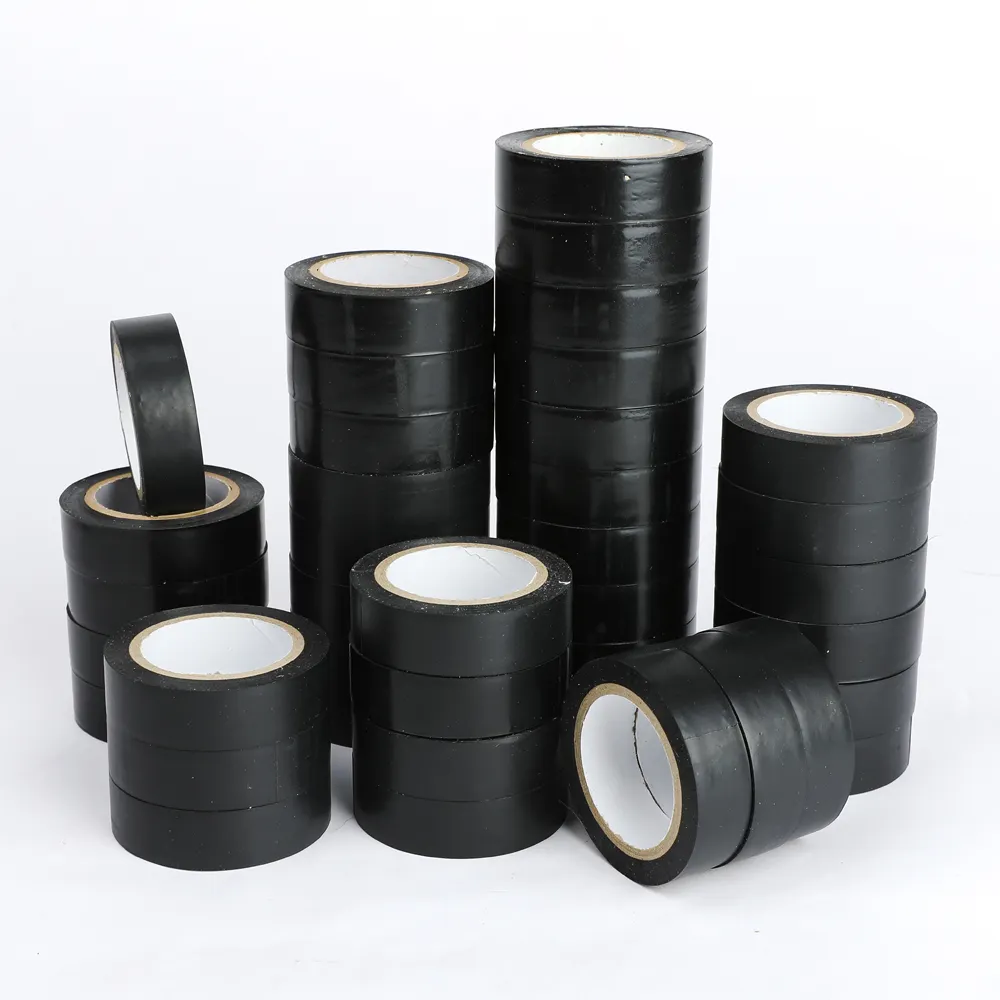 Factory Latest electrical tape high quality black electrical tape top grade pvc electric black tape