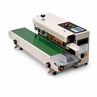 Machine de scellage continu automatique FR-900, scelleuse à bande horizontale pour sacs en plastique, emballage de sachets alimentaires, ODM OEM, directement de l'usine