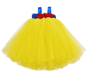 Vestido de tutú para niña, Blancanieves, Princesa, parte superior corta, hasta el tobillo, disfraces de Cosplay, vestido de actuación de baile, recién llegado - Product Image 2