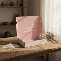 Boîte d'expédition en carton ondulé personnalisable et étanche avec doublure intérieure en mousse – Couleur/taille personnalisée pour articles de mode, bijoux, cadeaux