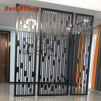 Paravent de séparation intérieur en acier inoxydable pour salon, design moderne doré, panneau décoratif en acier inoxydable sur mesure