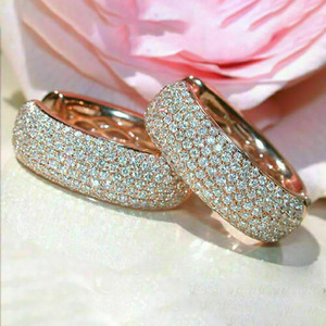 Orecchini a Perno Geometrici Chic, Eleganti Gioielli Scintillanti per Donne, Accessorio Regalo per Uso Quotidiano e Feste - Product Image 6