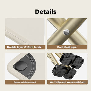 Chaise de camping pliable E-RIKE, portable, légère, pour pique-nique, <span class=keywords><strong>randonnée</strong></span>, jardin, plage, pêche, avec logo personnalisé, pour l'extérieur - Product Image 3