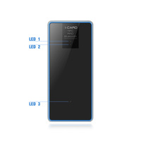Lector/Escritor de Etiquetas RFID UHF Portátil con Bluetooth, USB 860-960Mhz, Alcance de 1m, EPC GEN2, para Gestión de Inventario en Comercios Inteligentes