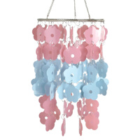Abat-jour de lampe en PVC fait main moderne en forme de fleur pour lustre, idéal pour les éclairages intérieurs et la décoration des chambres d'enfants