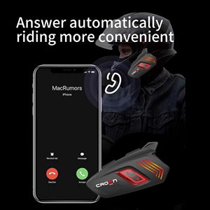 Intercomunicador Universal para Casco de Motocicleta, Auriculares con Sonido Estéreo BT y HIFI, Accesorios Impermeables para <span class=keywords><strong>Moto</strong></span> - Product Image 2