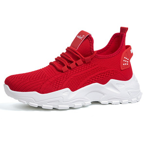 Lightweight Breathable High-<b>Elastic</b> Fabric Women's Sneakers Cushioning Sporty Fashion Trend Shoes for Daily Commute - Product Image 4