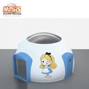 Nhanh chóng lắp ráp mái vòm khẩn cấp màu xanh lá cây prefab nhà động đất và bằng chứng bão làm bằng bảng điều khiển bánh sandwich - Product Image 6