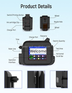 Handheld Inkjeting Pistolen Fles Codering Lot Nummer Hand Printer Print Vervaldatum <span class=keywords><strong>Coder</strong></span> - Product Image 6