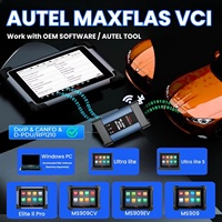 Kit MaxiFlash VCI USB 12-24V, Interfaz de Comunicación Vehicular J2534, Programación de ECU, DoIP/CAN FD/J2534/D-PDU, 4 Canales
