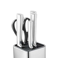 Seau De Stockage Insert En Acier Porte-Couteau En Acier Inoxydable Cuisine Planche À Découper Fournitures Italien Porte-Couteau Titulaire