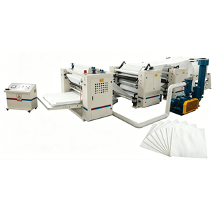 Machine automatique de fabrication de papier de cuisine à pliage en V de 4L avec laminage par colle, <span class=keywords><strong>prix</strong></span> usine, personnalisable, certifiée CE - Product Image 1