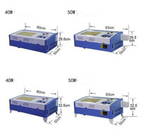 Machine de gravure laser pour tampons en caoutchouc 6040 en bois acrylique au prix d'usine pour lampe