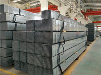 Tubo Cuadrado Galvanizado para Construcción en Exteriores Q235 Q345 ASTM A36 DX51D, Tubo de Acero Galvanizado GI de Guangdong, 60-275g de Zinc