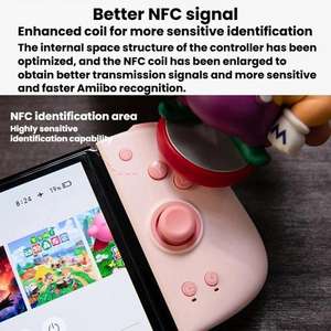 Controller di Gioco MOBAPAD per Nintendo Switch / Switch OLED, Joystick a Effetto Hall, Gamepad Divisibile, Specifiche: M6-HD Signature Black - Product Image 6