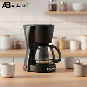 ANBOLIFE Nouvelle cafetière à filtre 0,6 L <span class=keywords><strong>grande</strong></span> capacité en plastique avec fonction maintien au chaud pour usage familial - Product Image 6