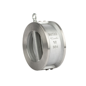 Válvula de Retención de Doble Disco H76 de Acero Inoxidable 304, Tipo Wafer, de Mariposa, Unidireccional, para Medios Oleosos - Product Image 2