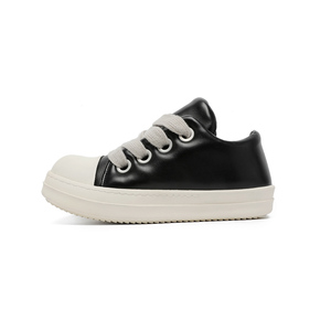 <span class=keywords><strong>Zapatillas</strong></span> Casuales de Piel Genuina Premium para Hombre, de Caña Baja, con Suela Gruesa, Cómodas para Caminar, para el Uso Diario, Estilo Urbano para <span class=keywords><strong>Mujer</strong></span> - Product Image 3