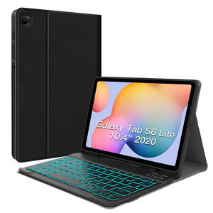 Blue Tooth Keyboard Case For Samsung Galaxy Tab S6 Lite Sm-p610 Sm-p615 10.4 Inch Tablet Cover Leather Case