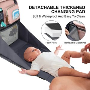 Bolsa de pañales de maternidad de gran capacidad, <span class=keywords><strong>mochila</strong></span> de viaje personalizada para mamá, <span class=keywords><strong>bolso</strong></span> de pañales de lactancia con estación de cambio - Product Image 2