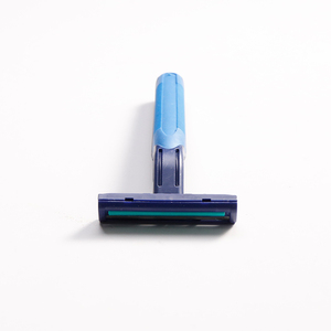Rasage Rasoir Poignée En Plastique <span class=keywords><strong>Face</strong></span> Nord Sacs Latéraux En Plastique De Haute Qualité En Acier Inoxydable Personnalisé Double Lame - Product Image 2