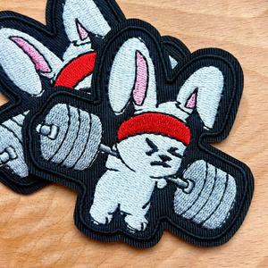 แพทช์รีดติดเสื้อผ้า กระเป๋า หมวก ลายปักรูปกระต่าย ค้างคาว แมลง  แบบรักษ์โลก  ตลกๆ  สำหรับตกแต่ง - Product Image 3
