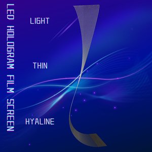 P6 trong suốt <span class=keywords><strong>Holographic</strong></span> LED phim linh hoạt độ sáng cao Độ phân giải cao HD <span class=keywords><strong>3D</strong></span> mắt thường hiển thị dễ dàng cài đặt trên kính - Product Image 4