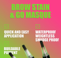 Stylo liquide pour sourcils imperméable en gros, marque privée OEM, teinture professionnelle longue durée pour sourcils, gel hydratant personnalisé pour sourcils