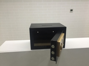 Cold Rolled Steel Deposit Safe <b>Box</b> <b>Security</b> Office Hotel School Safes Electronic Lock Wall Mounted Small Safe - Product Image 3