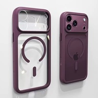 Étui de téléphone à chargement sans fil Armor avec boutons IA, coloré, antichoc et magnétique pour iPhone 18Pro/18ProMax