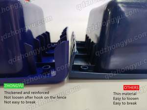 Mangeoire suspendue <span class=keywords><strong>pour</strong></span> chèvres et moutons, à fixer sur clôture, en <span class=keywords><strong>plastique</strong></span>, mini-mangeoire <span class=keywords><strong>pour</strong></span> animaux, <span class=keywords><strong>pour</strong></span> aliments minéraux - Product Image 2