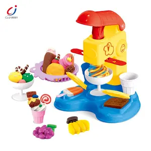 Chengji Play Dough Ice Cream Maker Toy Kids Educational Food Making Game Non Toxic Play Dough Tools Wholesale