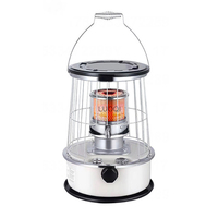 Estufa de Queroseno Corona para Interiores y Exteriores, Estufa de Gas Doméstica, Productos de Invierno con Dispositivo de Encendido, Combustible Butano, Capacidad para 6
