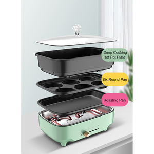 Promotion : Marmite Électrique Multifonctionnelle Détachable 2,5 L, Grill de Contact Tendance 2026, Surface Antiadhésive Amovible pour Usage Domestique - Product Image 5