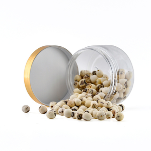 Hot bán 100ml 300ml 400ml 500ml 5oz 8oz Pet rõ ràng cấp thực phẩm nhựa mỹ phẩm Kem Jar kẹo <span class=keywords><strong>container</strong></span> với Vàng nắp - Product Image 3