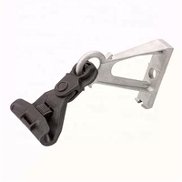 Pince de suspension en aluminium et plastique PA66 pour fixation de câbles