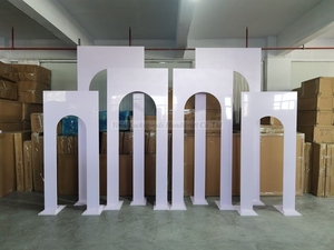 BJ220426-18 Bán Buôn Pvc Acrylic Wedding Display Đứng Giai Đoạn Trang Trí <span class=keywords><strong>Backdrop</strong></span> Đầy Màu Sắc <span class=keywords><strong>Uv</strong></span> In Ấn Pvc Panel Cho Đám Cưới - Product Image 4