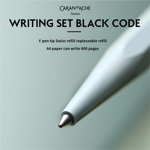 <span class=keywords><strong>CARAN</strong></span> <span class=keywords><strong>D</strong></span>'<span class=keywords><strong>ACHE</strong></span> pour Forêt Brumeuse 849/844 Stylo à bille à encre huileuse Crayon mécanique Ensemble étudiant Papeterie haut de gamme Encre noire 0,5 mm - Product Image 6