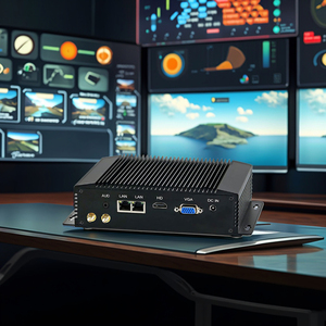 Partaker无风扇工业迷你电脑I23酷睿I3 4010Y I5 4200Y Win 10专业双局域网VGA高清显示器双COM桌面使用 - Product Image 2