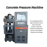 Nueva Máquina de Ensayo de Compresión Hidráulica ZBRK, Totalmente Automática, Controlada por Computadora, para Pruebas de Compresión de Concreto