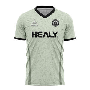 Camiseta de fútbol personalizada de estilo fresco que absorbe la humedad, camiseta de uniforme de fútbol para juegos informales - Product Image 1